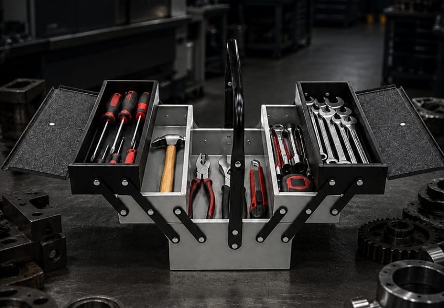 SINGLE TOOL BOX WITH SINGLE COMPARTMENT